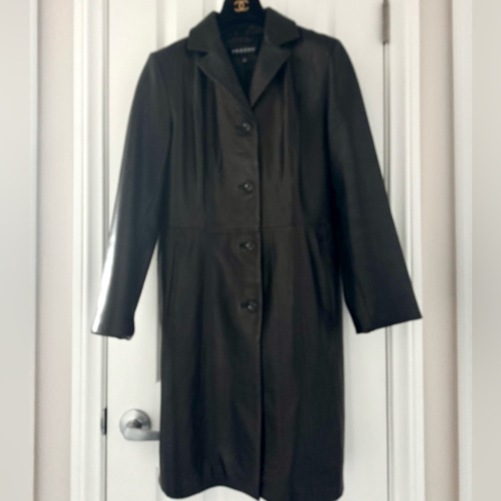 PRAGUE Women's Black Leather Jacket